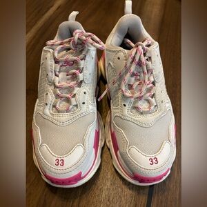 Balenciaga tennis shoes for girls size 2 USA